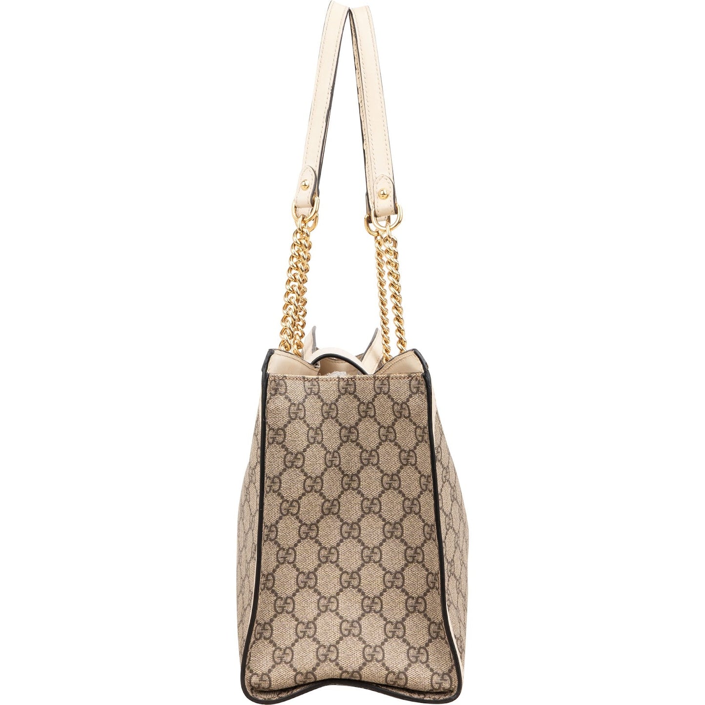 Gucci Monogram GG Supreme Medium Padlock Shoulder Bag