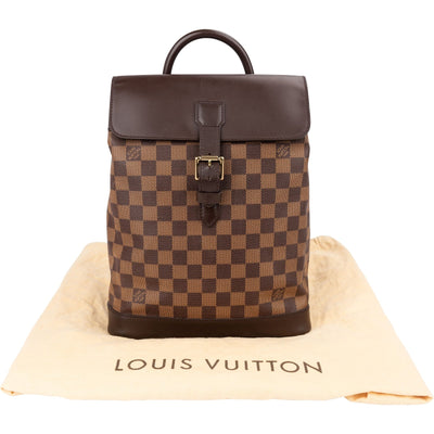Louis Vuitton Monogram Damier Ebene Soho Centenaire Backpack