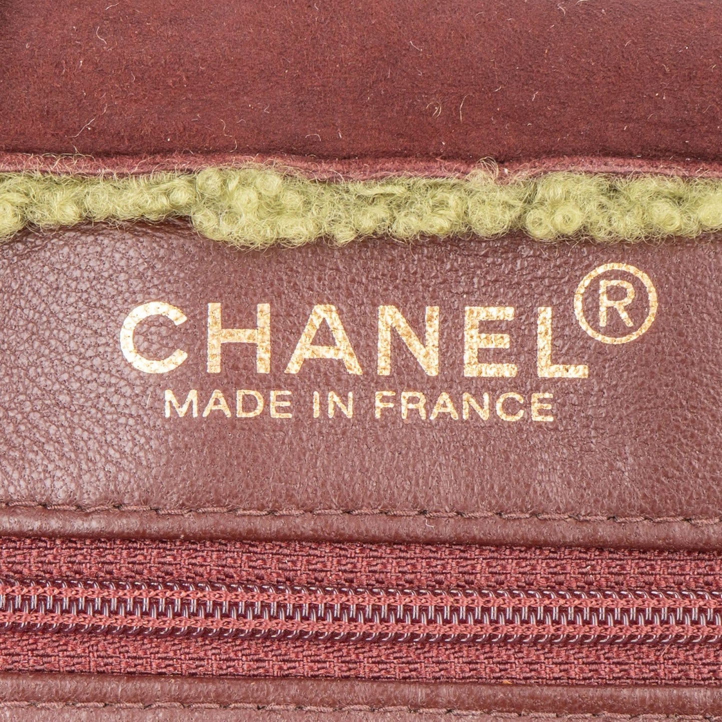 Chanel Suede and Shearling CC Handbag