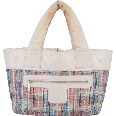 Chanel Nylon Tweed Look Coco Cocoon Tote Handbag