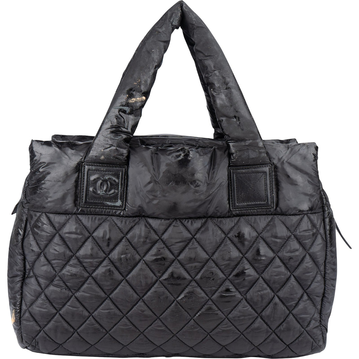 Chanel Quilted Nylon Coco Cocoon Tote Handbag