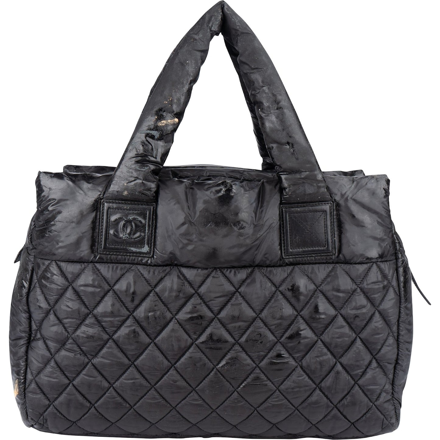 Chanel Quilted Nylon Coco Cocoon Tote Handbag