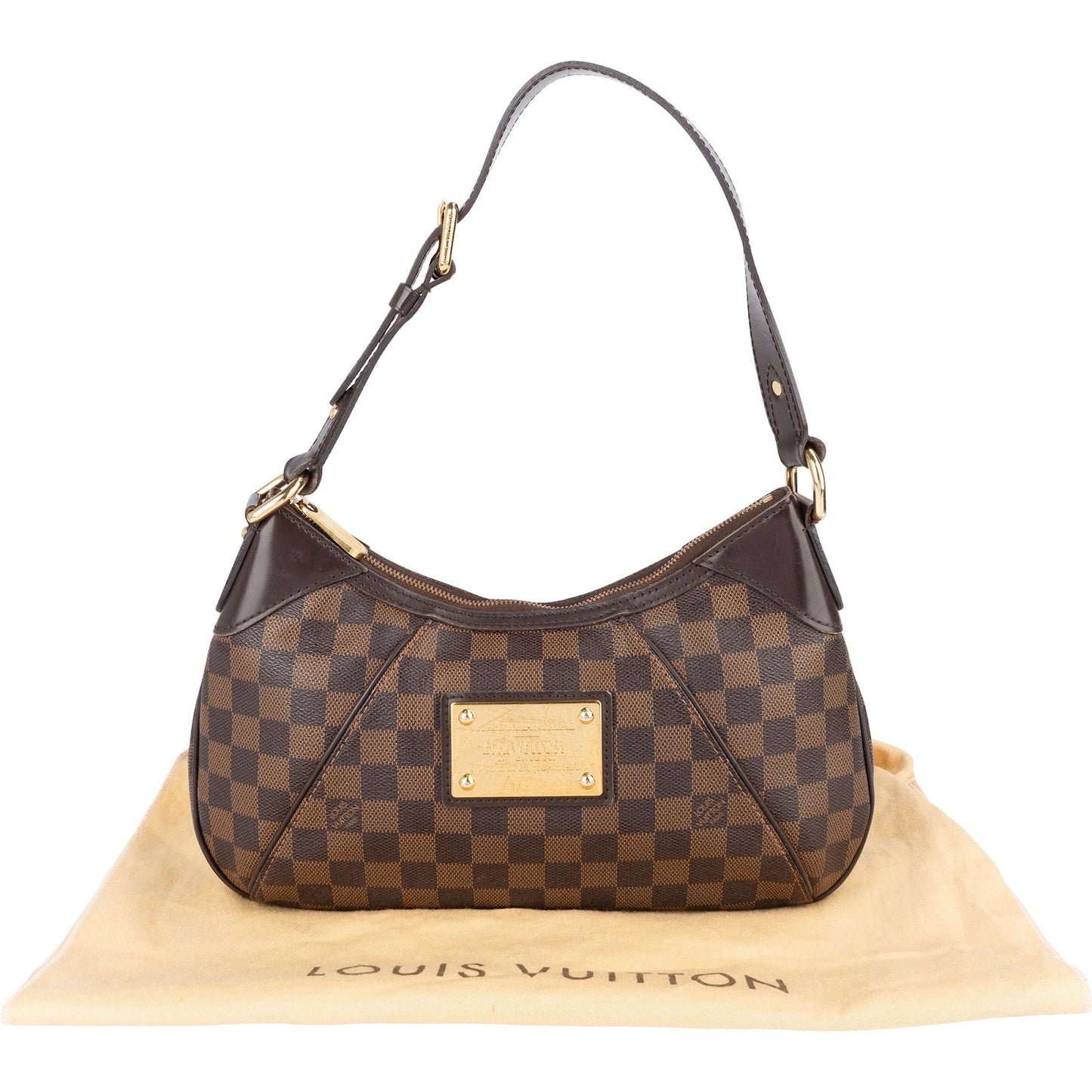 Louis Vuitton Monogram Damier Ebene Thames PM Shoulder Bag