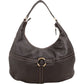 Gucci Pebbled Leather Interlocking G Hobo Shoulder Bag