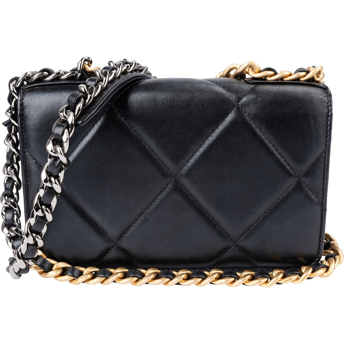 Chanel 19 Quilted Lambskin Chanel Wallet On Chain Crossbody Bag