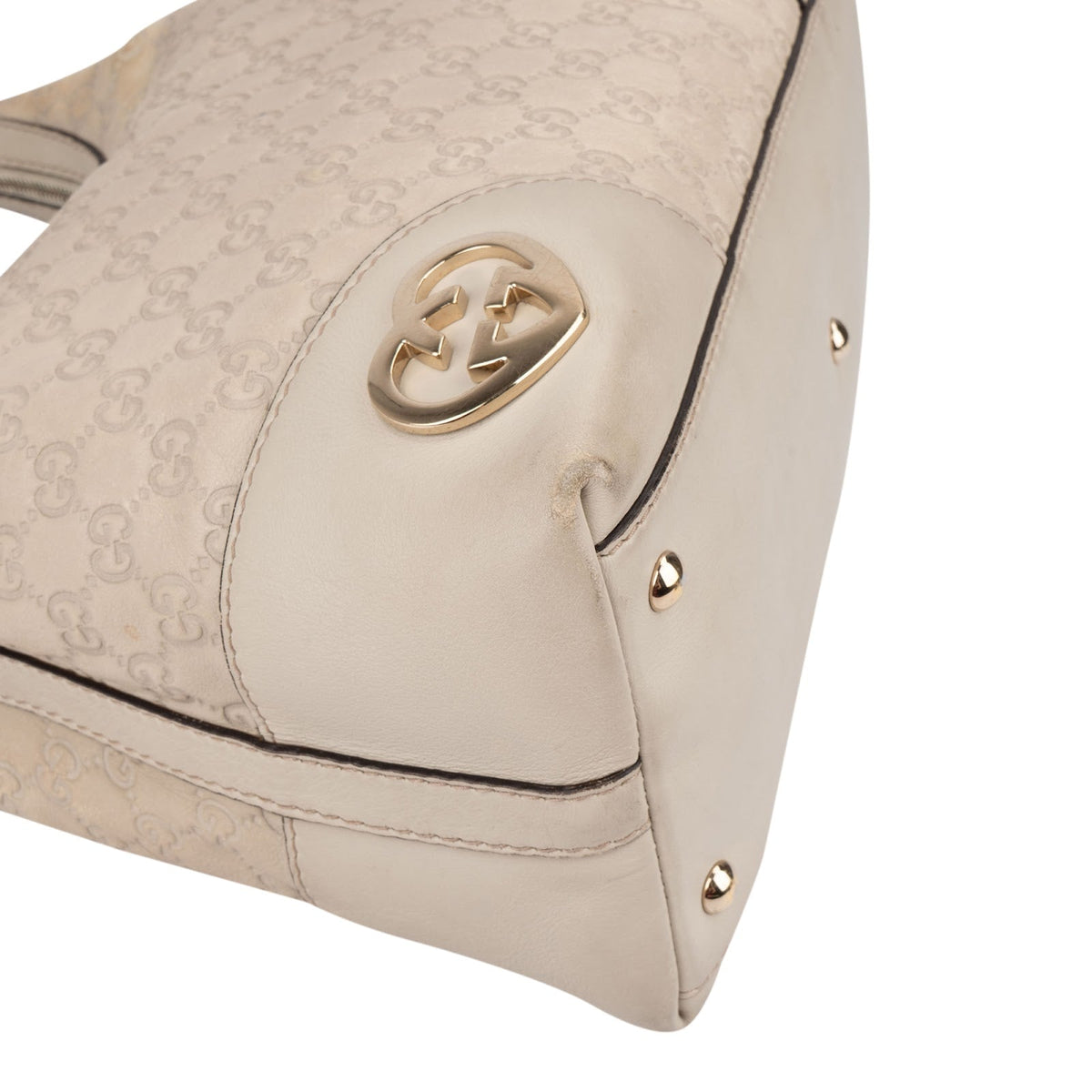 Gucci Lovely Heart Hobo aus Guccissima-Leder – Ansicht 7
