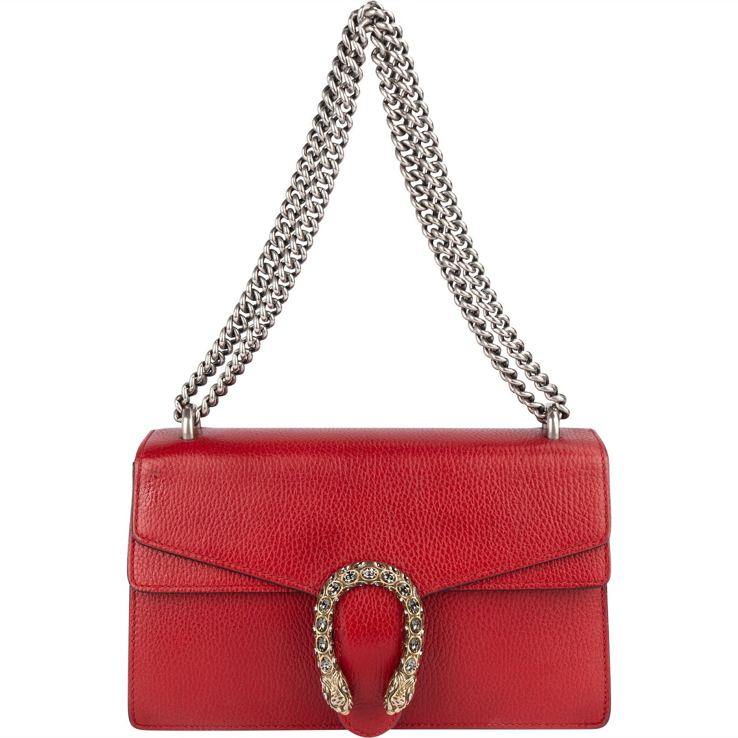 Gucci Leather Dionysus Crystal Shoulder Bag