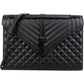 Yves Saint Laurent Grain De Poudre Matelassé Large Envelope Crossbody Bag