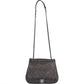 Chanel Quilted Leather Half Moon Single Flap Crossbody Bag