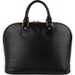 Louis Vuitton Noir Epi Leather Alma PM Handbag