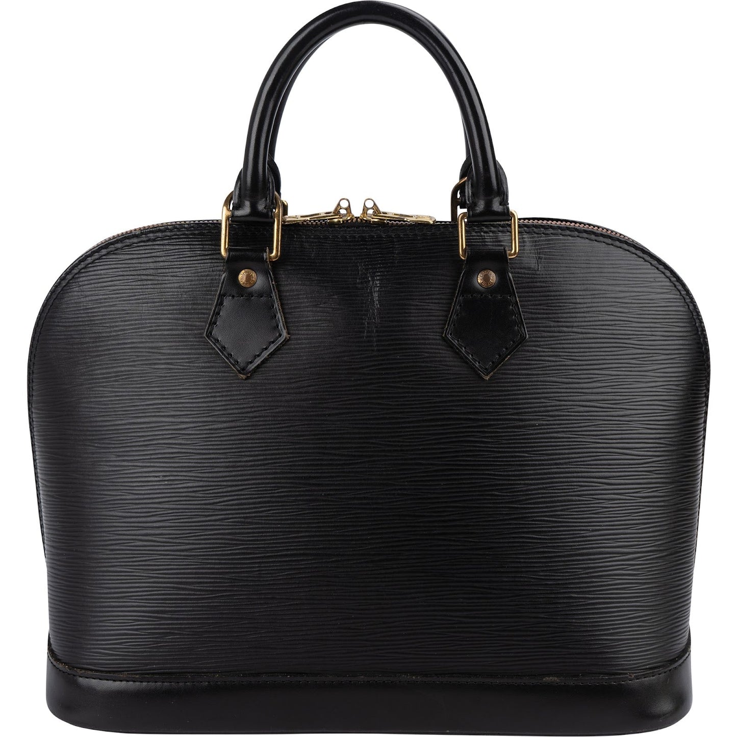 Louis Vuitton Noir Epi Leather Alma PM Handbag