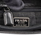 Prada Black Nappa Leather Triangle Tote Handbag