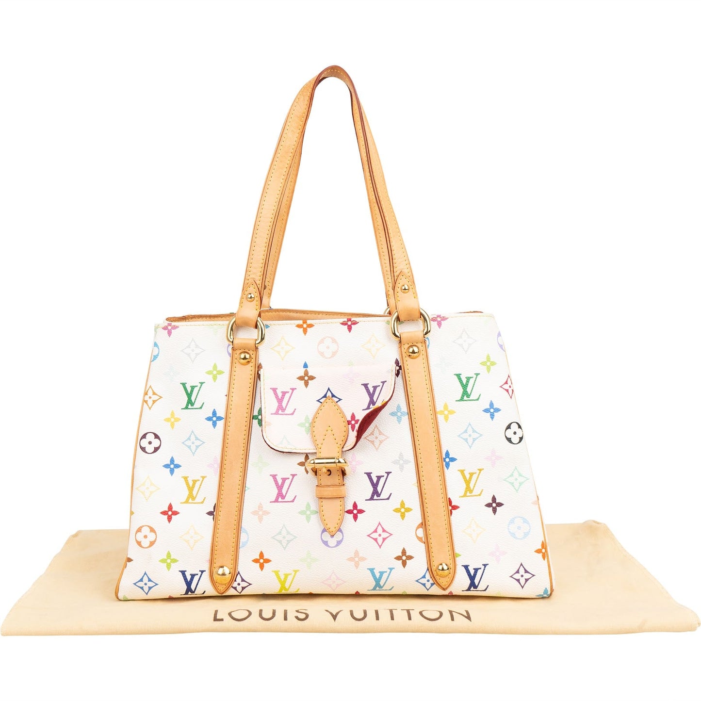 Louis Vuitton Monogram Murakami Multicolor Canvas Aurelia MM Shoulder Bag