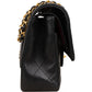 Chanel Quilted Lambskin 24K Gold Medium Double Flap Shoulder Bag