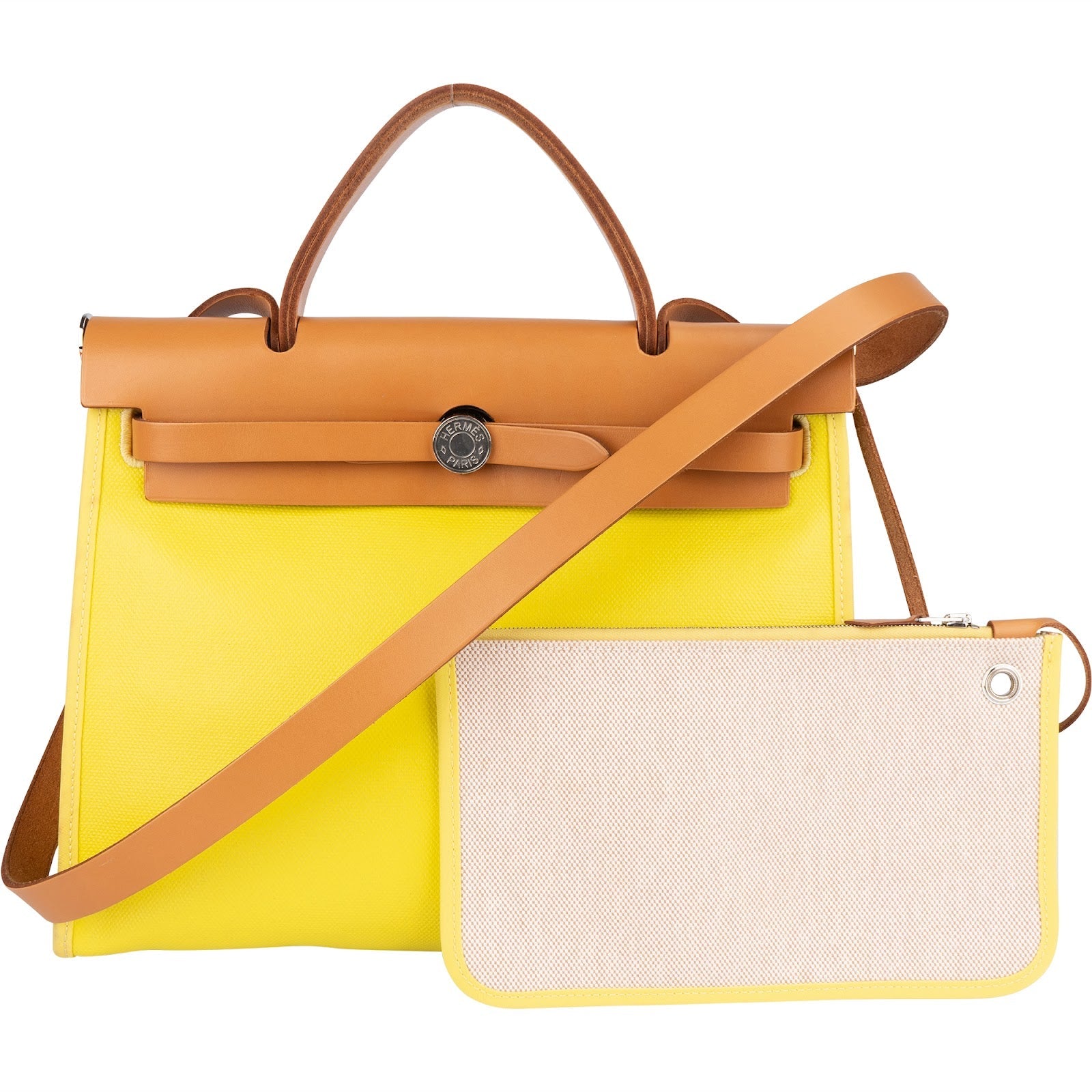 Hermès Classic Cotton Herbag 31 Zip Retourné Crossbody Bag