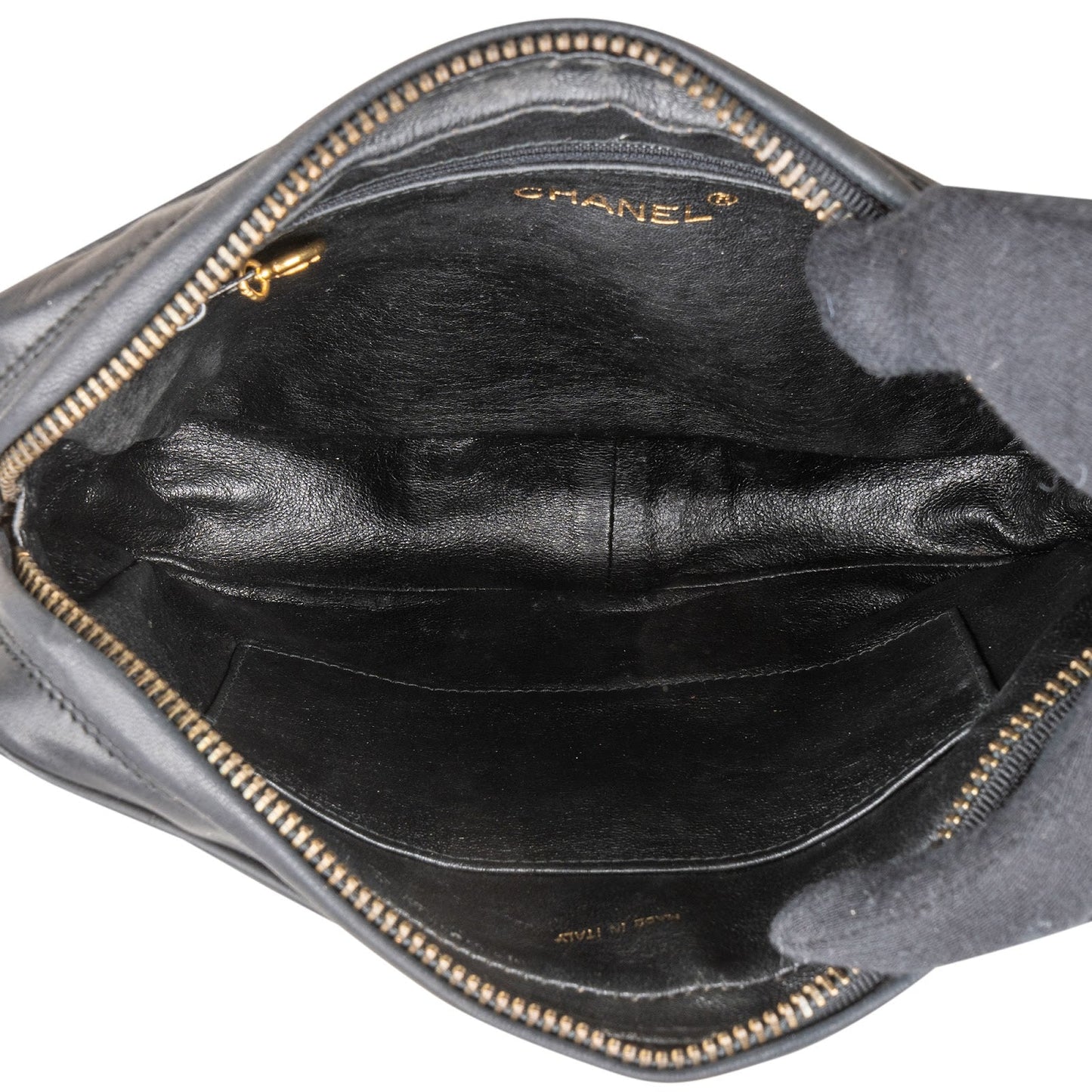 Chanel Quilted Lambskin CC Tassel Crossbody Bag