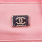 Chanel Canvas Pinstripe Baseball Bicolor Deauville Tote Shopper Shoulder Bag