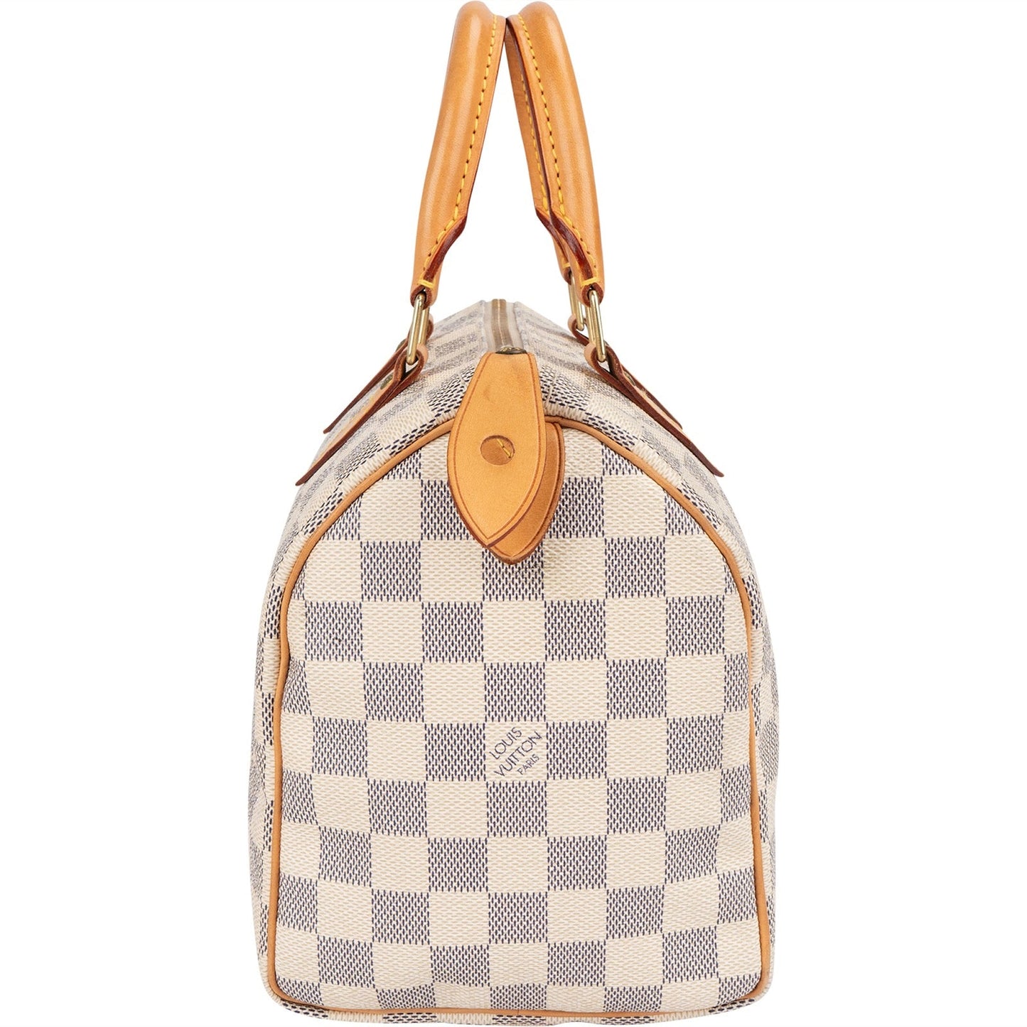 Louis Vuitton Monogram Damier Azur Canvas Speedy 25 Handbag