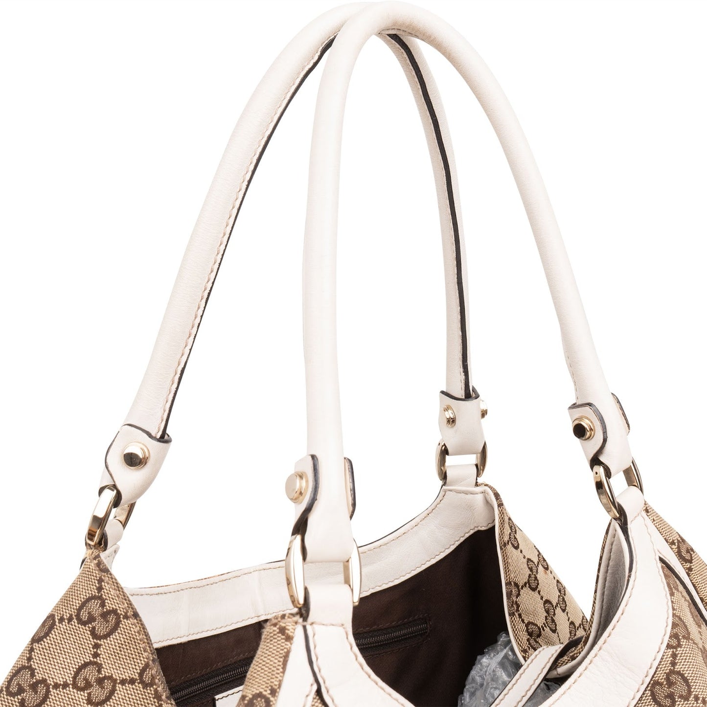 Gucci Monogram GG Canvas Abbey D-Ring Hobo Shoulder Bag