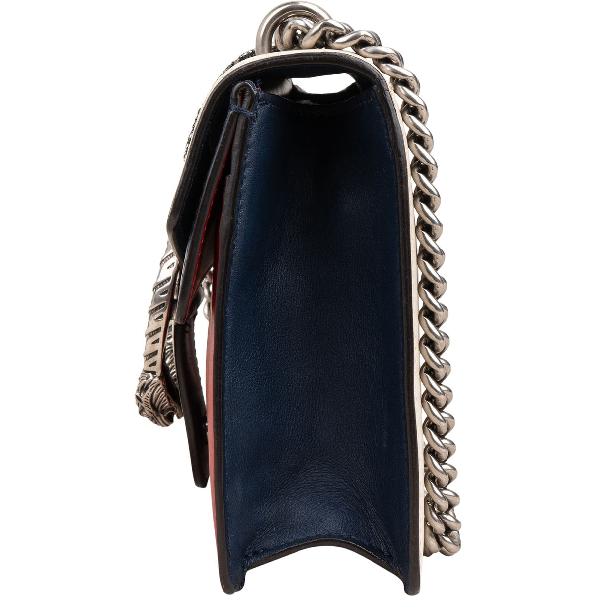 Gucci Tricolor Leather Dionysus Crystal Snake Small Crossbody Bag