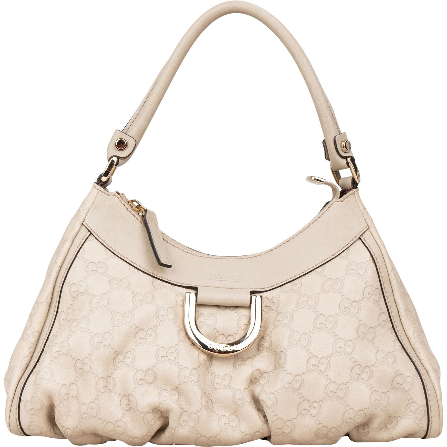 Gucci Leather Monogram Abbey Handbag