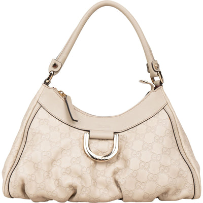 Gucci Leather Monogram Abbey Handbag