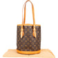 Louis Vuitton Monogram Canvas Bucket PM Shoulder Bag