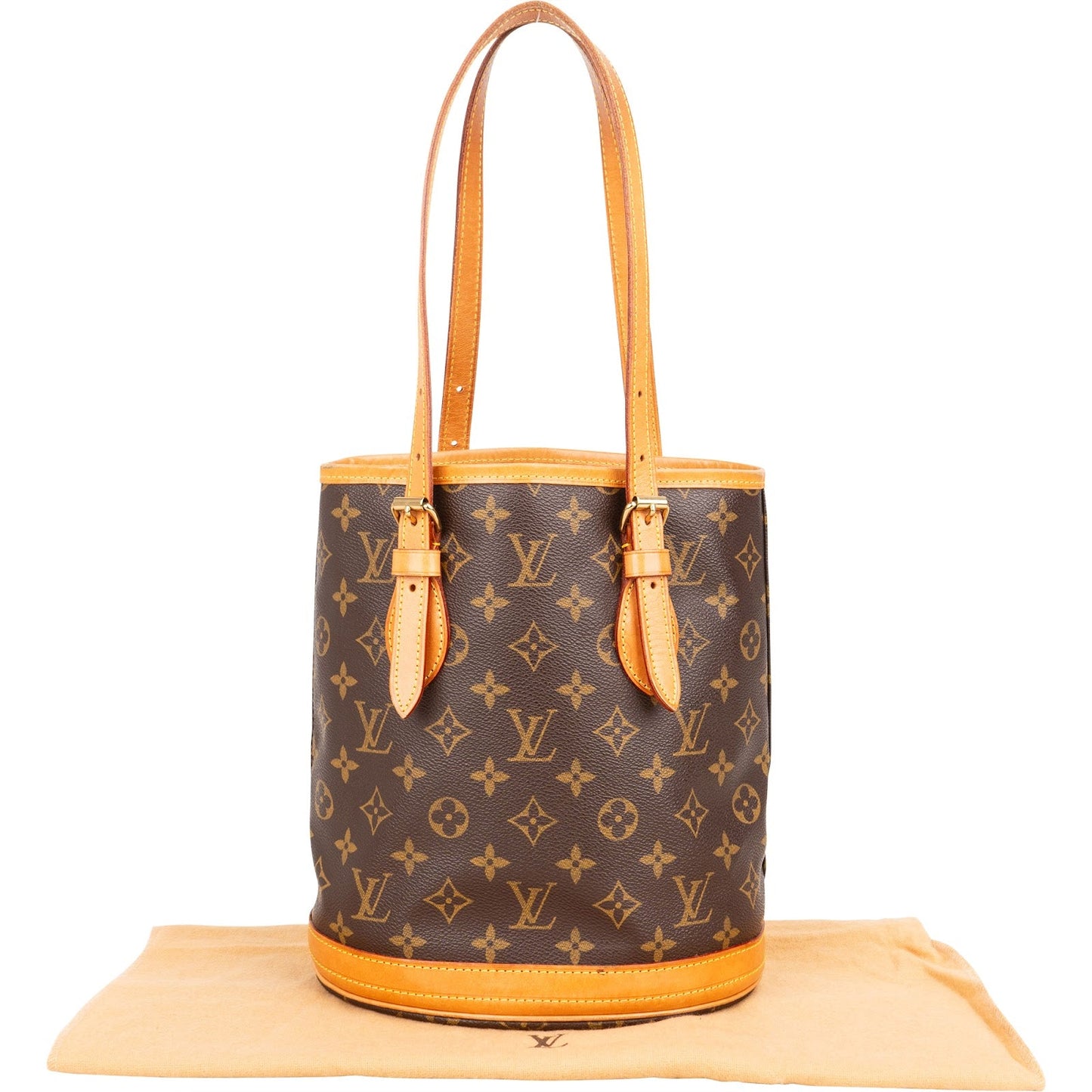 Louis Vuitton Monogram Canvas Bucket PM Shoulder Bag