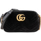 Gucci Chevron Velvet Marmont GG Crossbody Bag