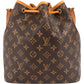 Louis Vuitton Monogram Canvas Sac Noé Petit Shoulder Bag
