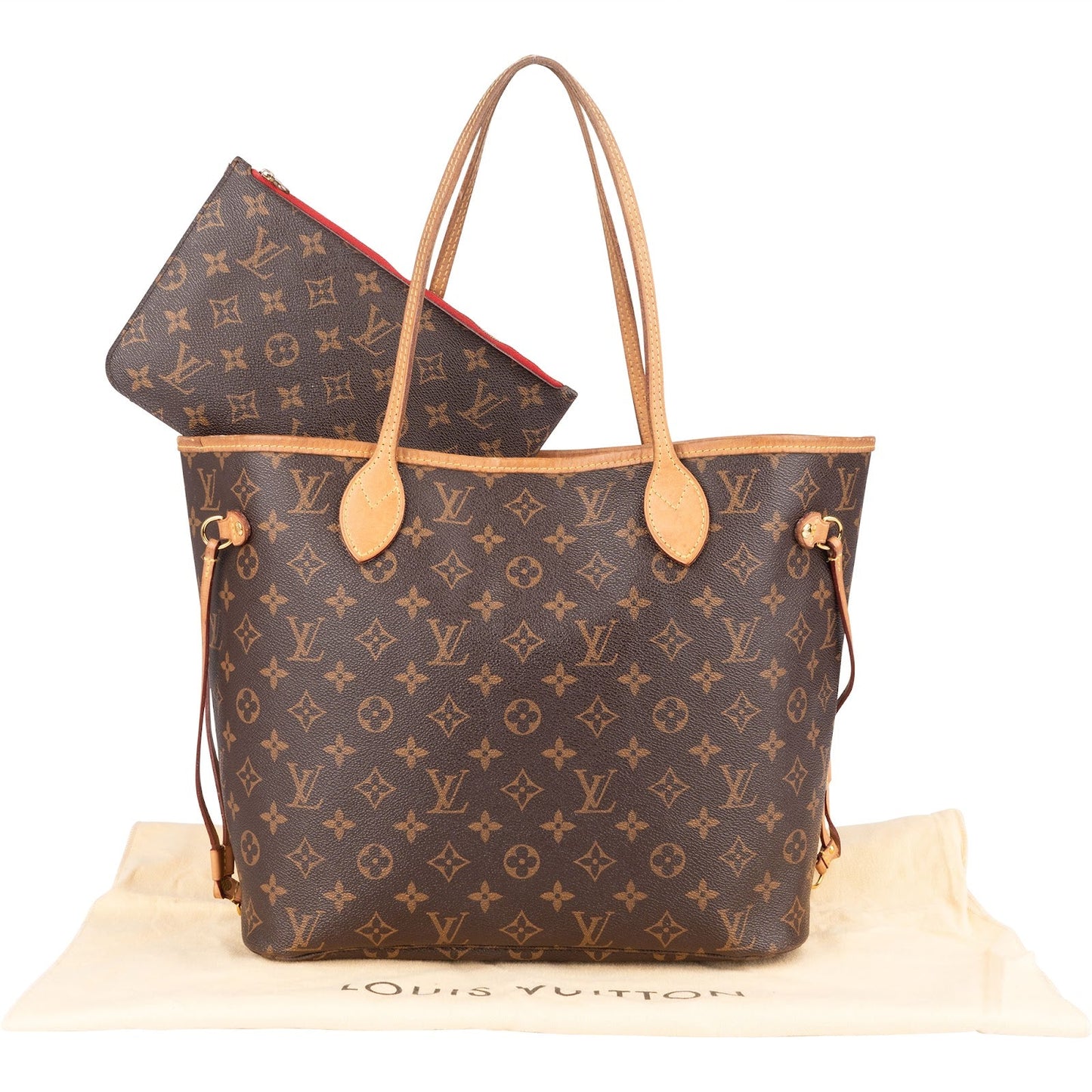 Louis Vuitton Monogram Canvas Neverfull MM Shoulder Bag