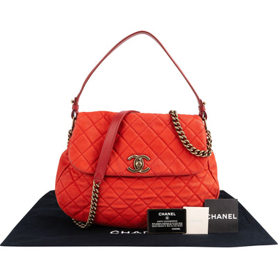 Chanel Quilted Caviar Leather in The Mix Maxi Single Flap Crossbody Bag