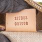 Gucci Leather and Canvas Flora Bamboo Handbag