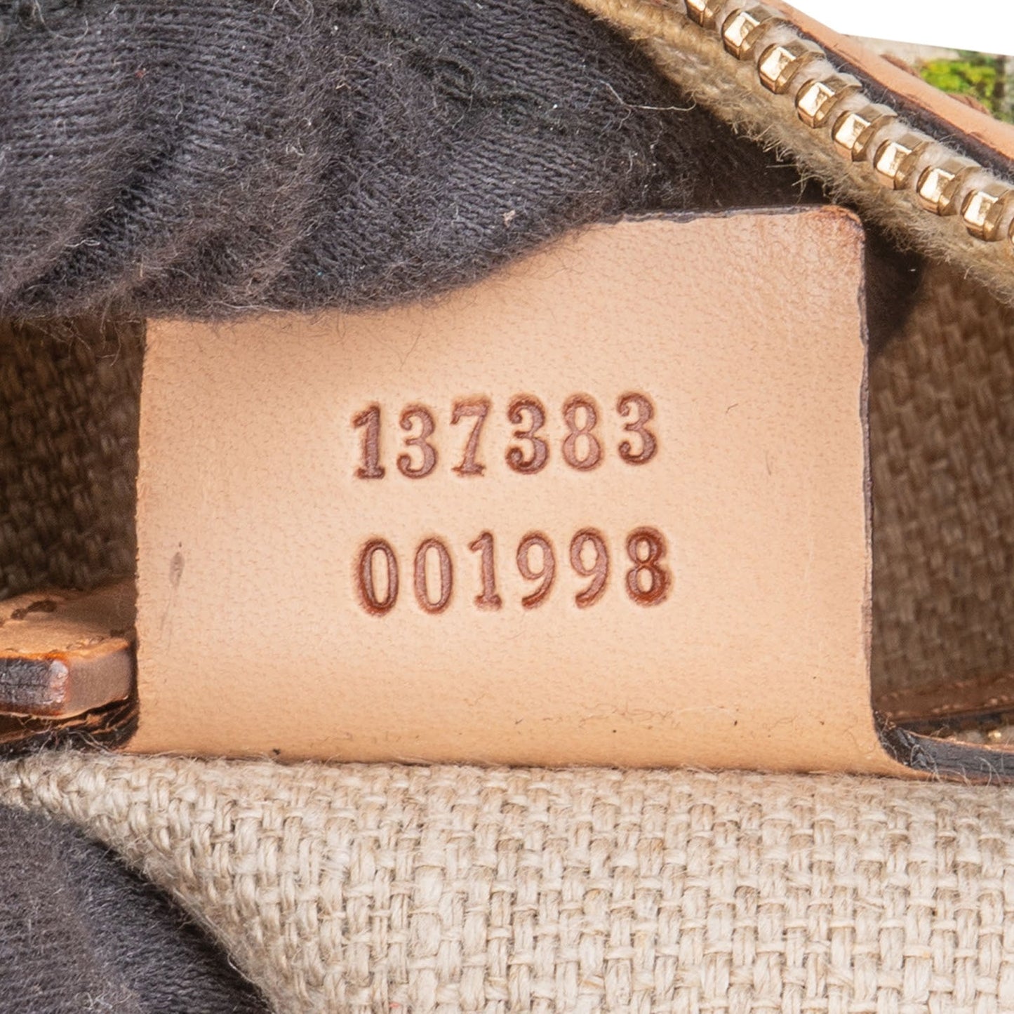 Gucci Leather and Canvas Flora Bamboo Handbag