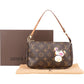 Louis Vuitton Monogram Canvas Limited Edition Takashi Murakami Panda Pochette Accessoires Handbag
