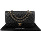 Chanel Quilted Lambskin Medium Double Flap Shoulder Bag