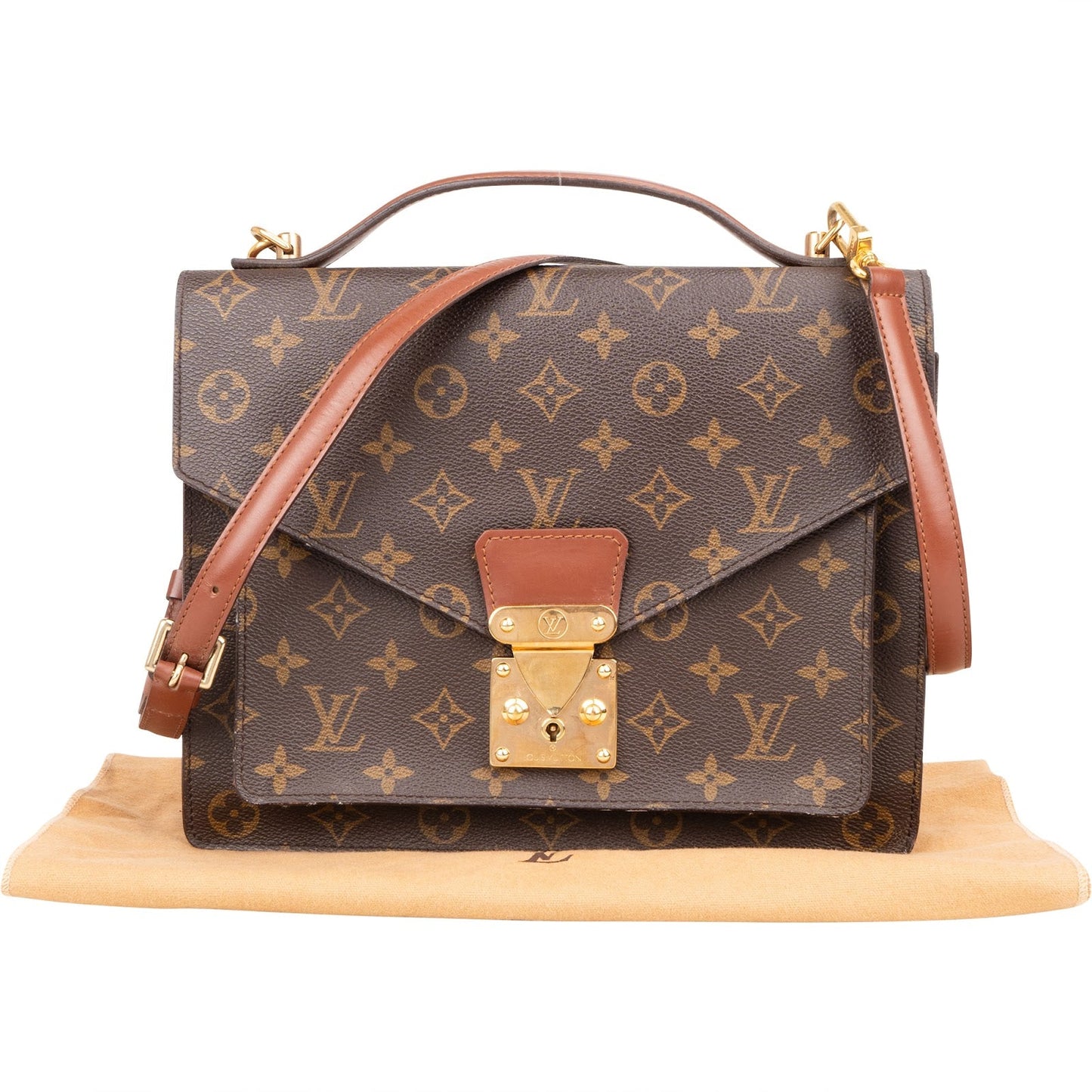 Louis Vuitton Monogram Canvas Monceau Handbag
