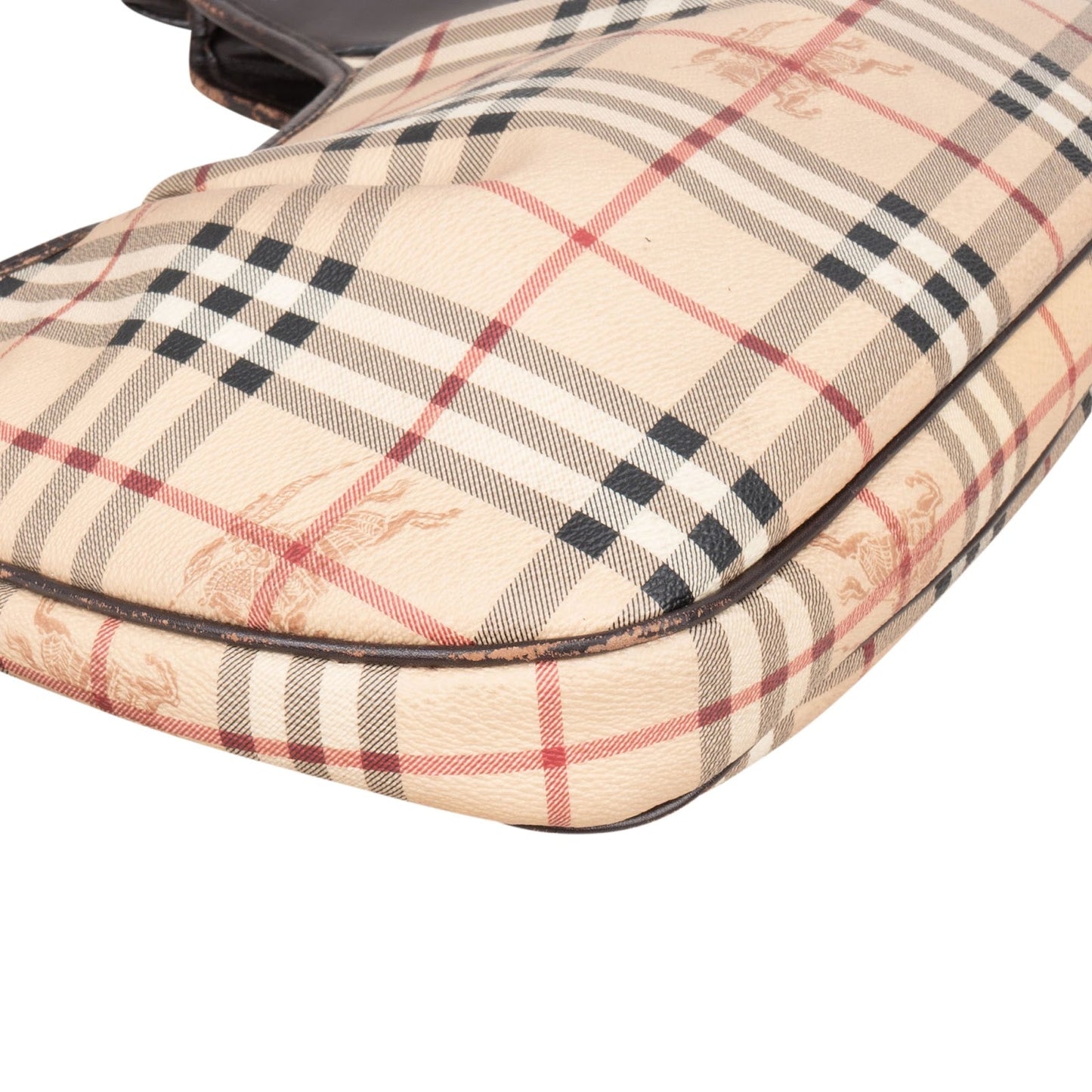 Burberry Haymarket Check Brooklyn Hobo Shoulder Bag
