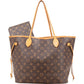 Louis Vuitton Monogram Canvas Neverfull MM Shoulder Bag