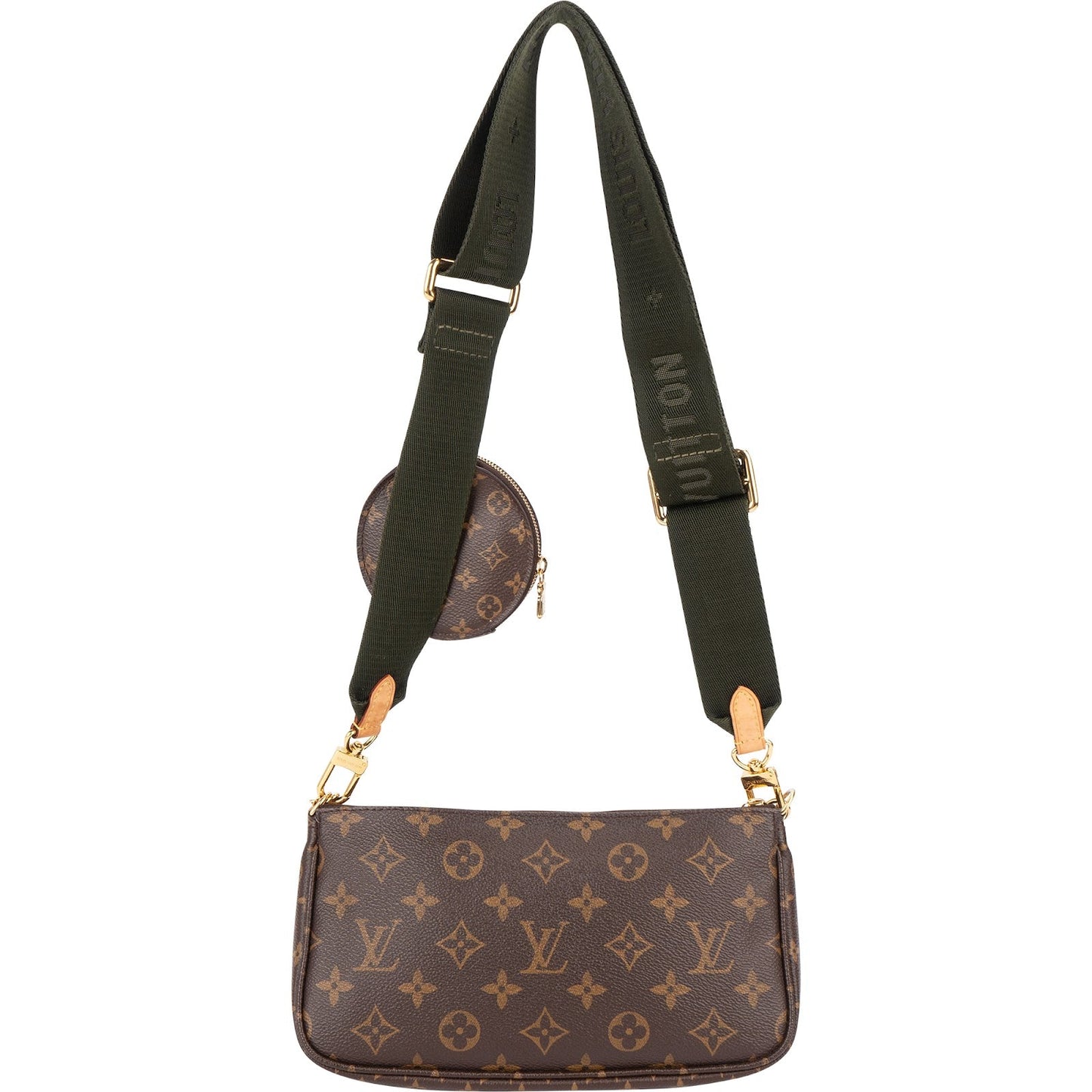 Louis Vuitton Canvas Monogram Multi Pochette Accessoires Crossbody Bag