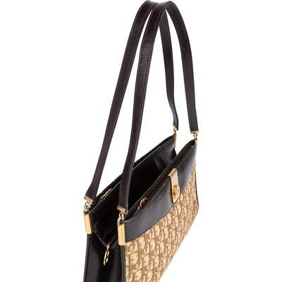 Christian Dior Trotter Monogram Vintage Shoulder Bag