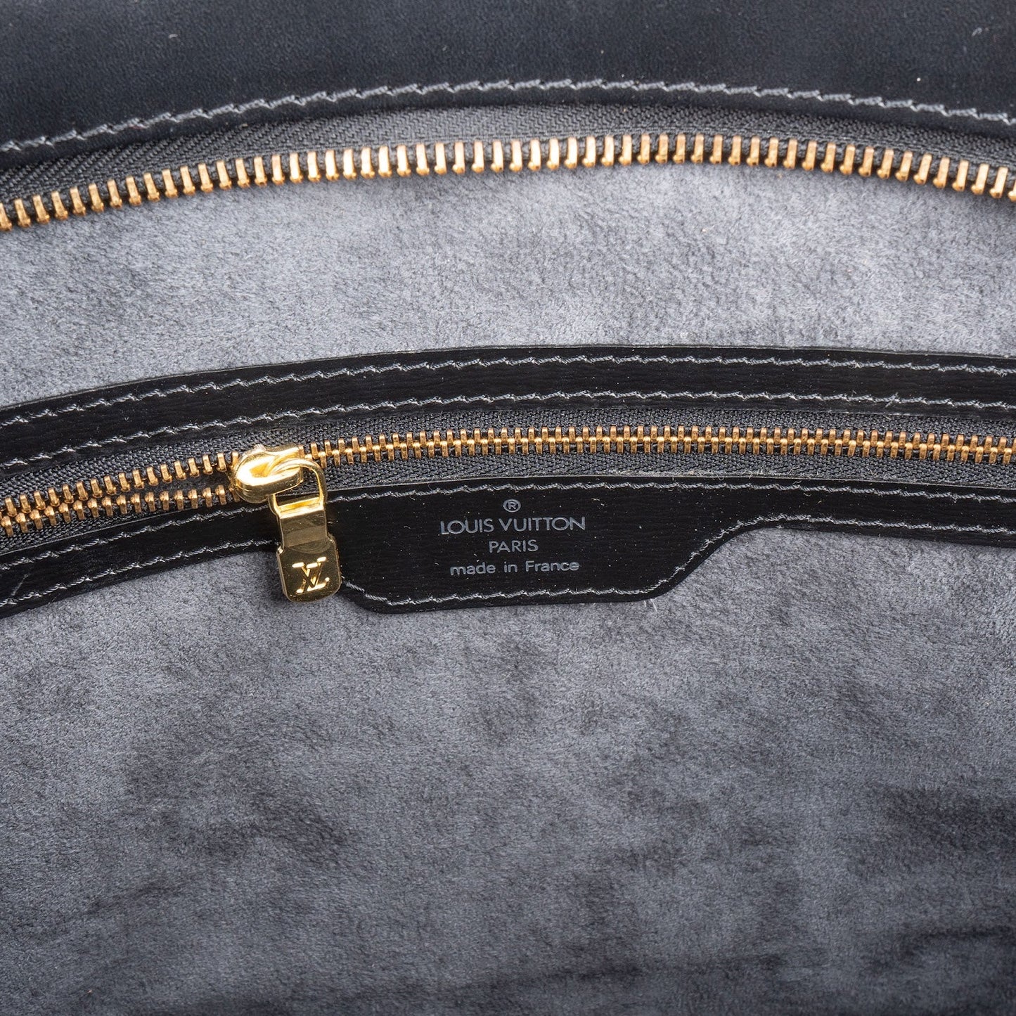 Louis Vuitton Noir Epi Leather Sac St. Jacques GM Shoulder Bag