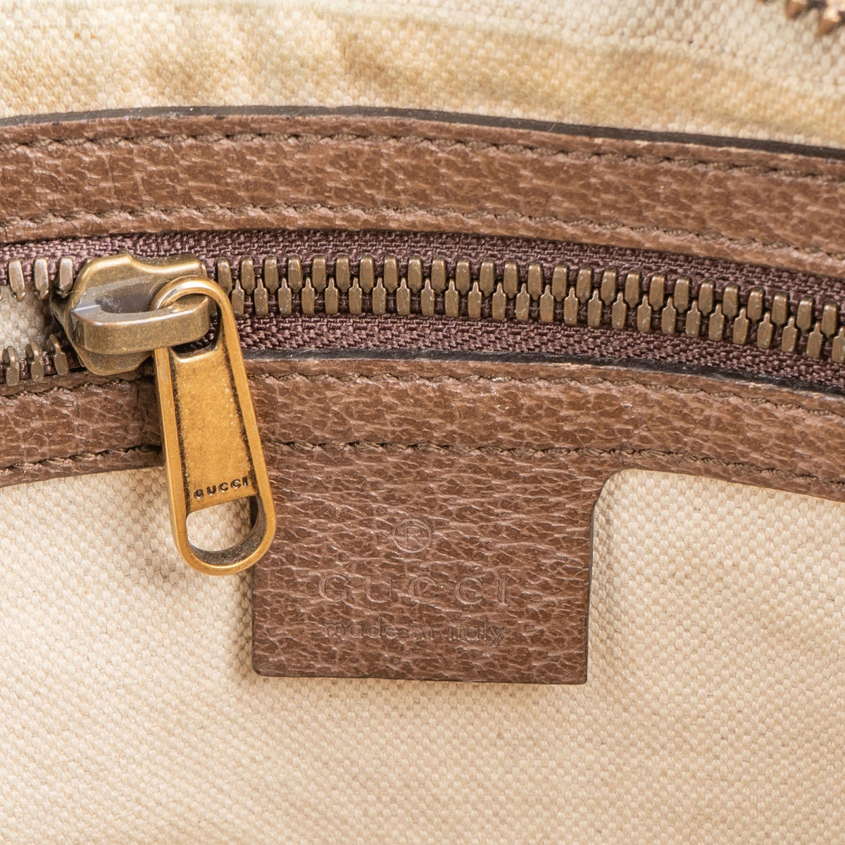 Gucci Monogram GG Supreme Canvas Ophidia Belt Crossbody Bag