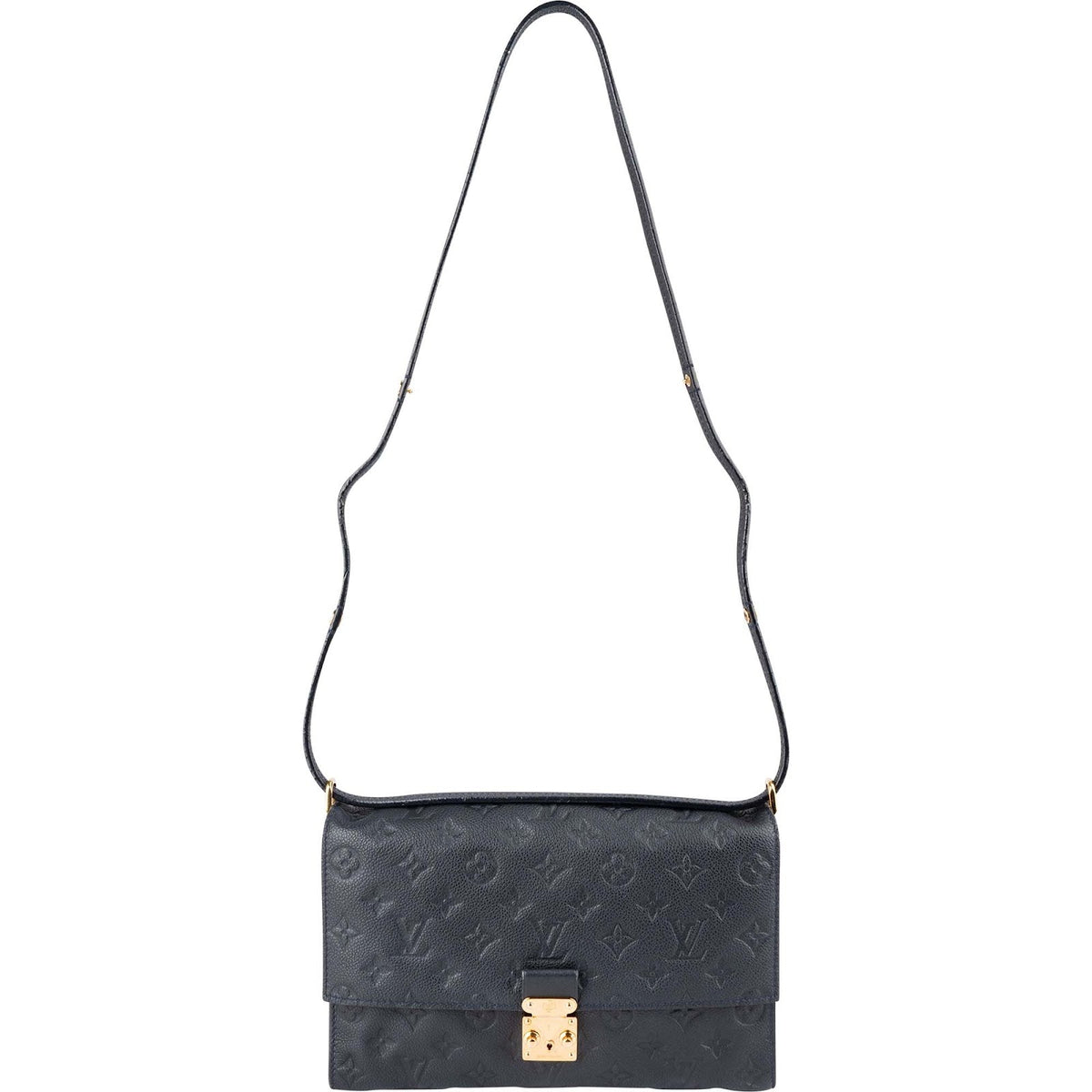 Louis Vuitton Blue Monogram Empreinte Leather Fascinante Crossbody Bag