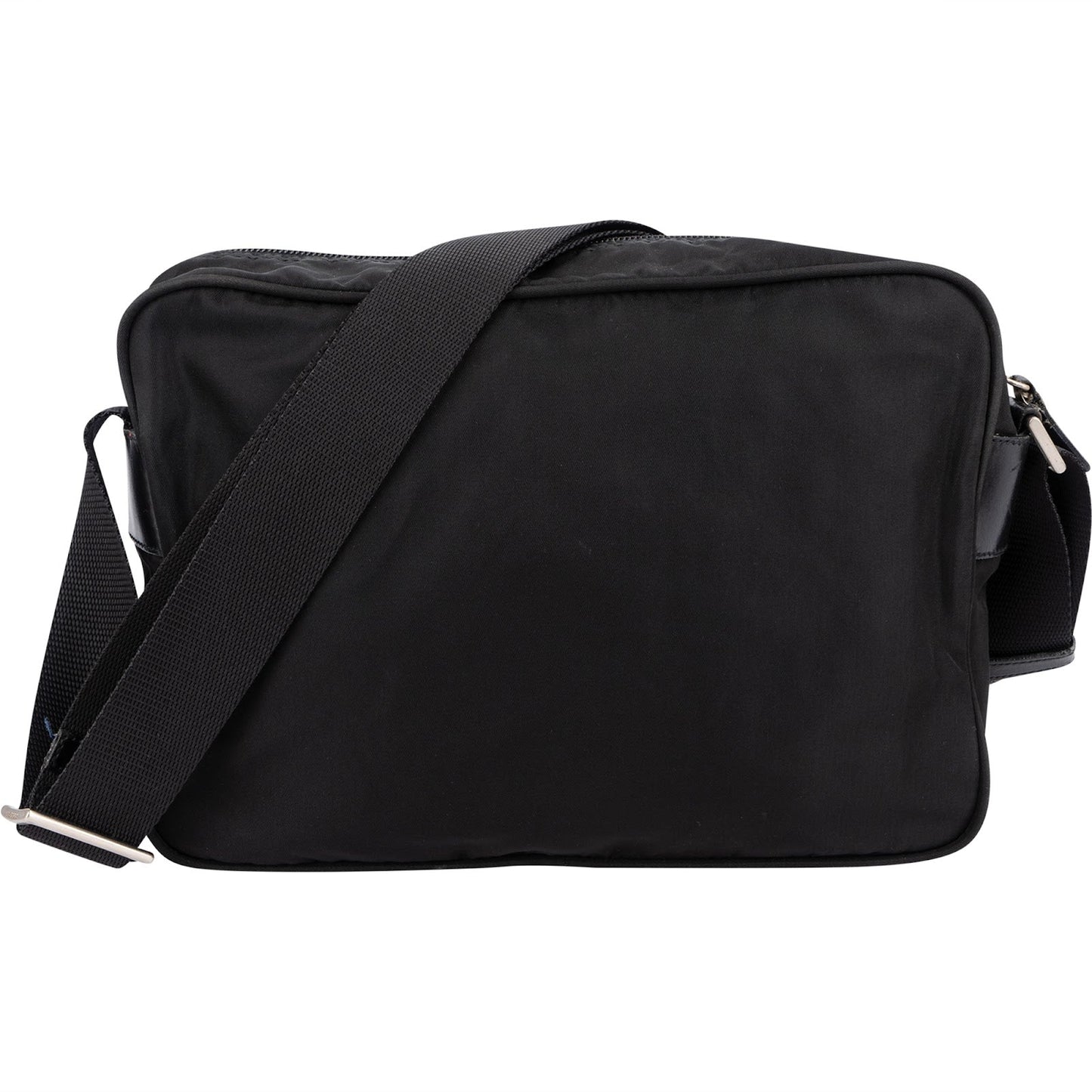 Prada Tessuto Triangle Messenger Crossbody Bag