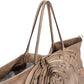 Valentino Garavani Leather Rose Large Tote Shoulder Bag