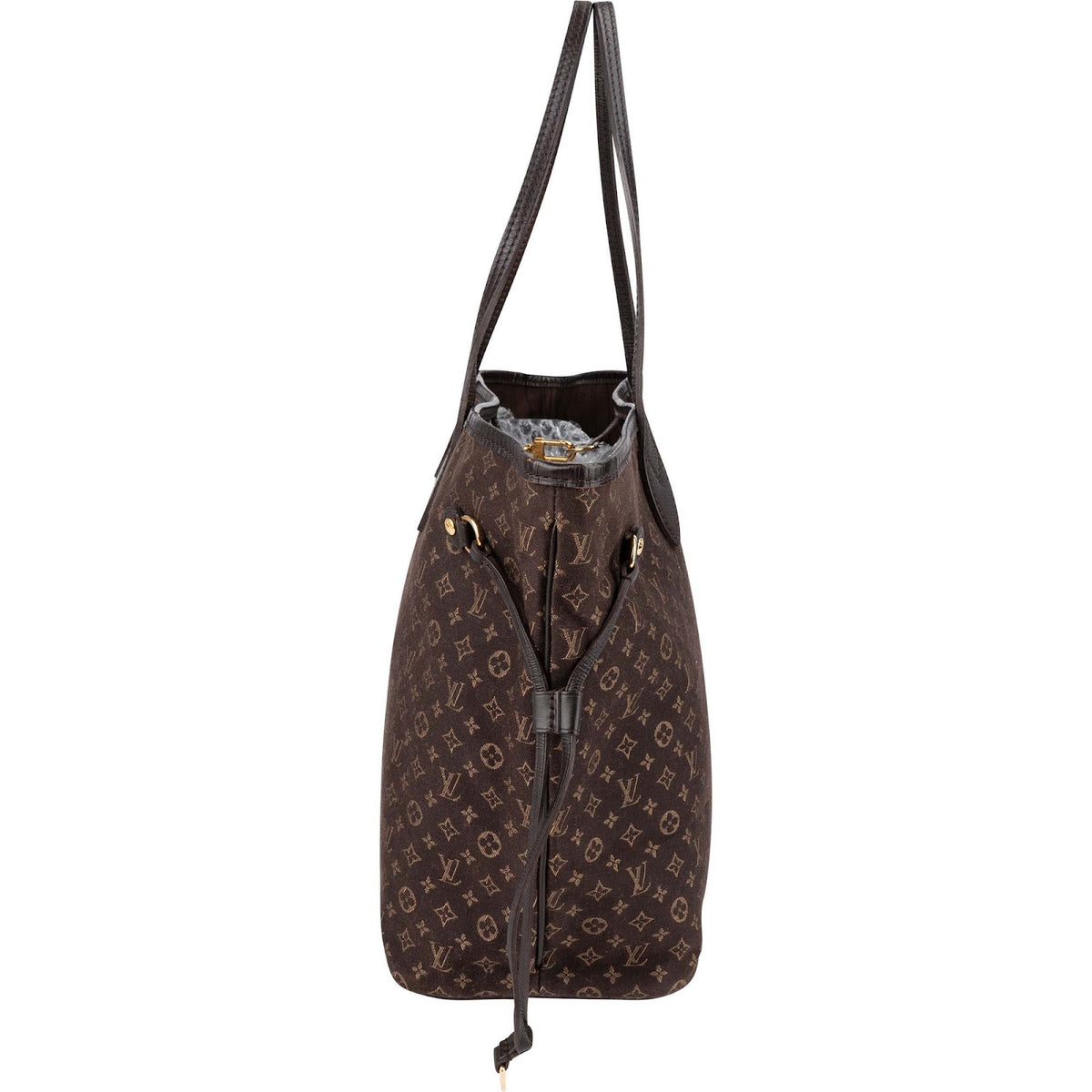 Louis Vuitton Mini Lin Monogram Neverfull MM Shoulder Bag