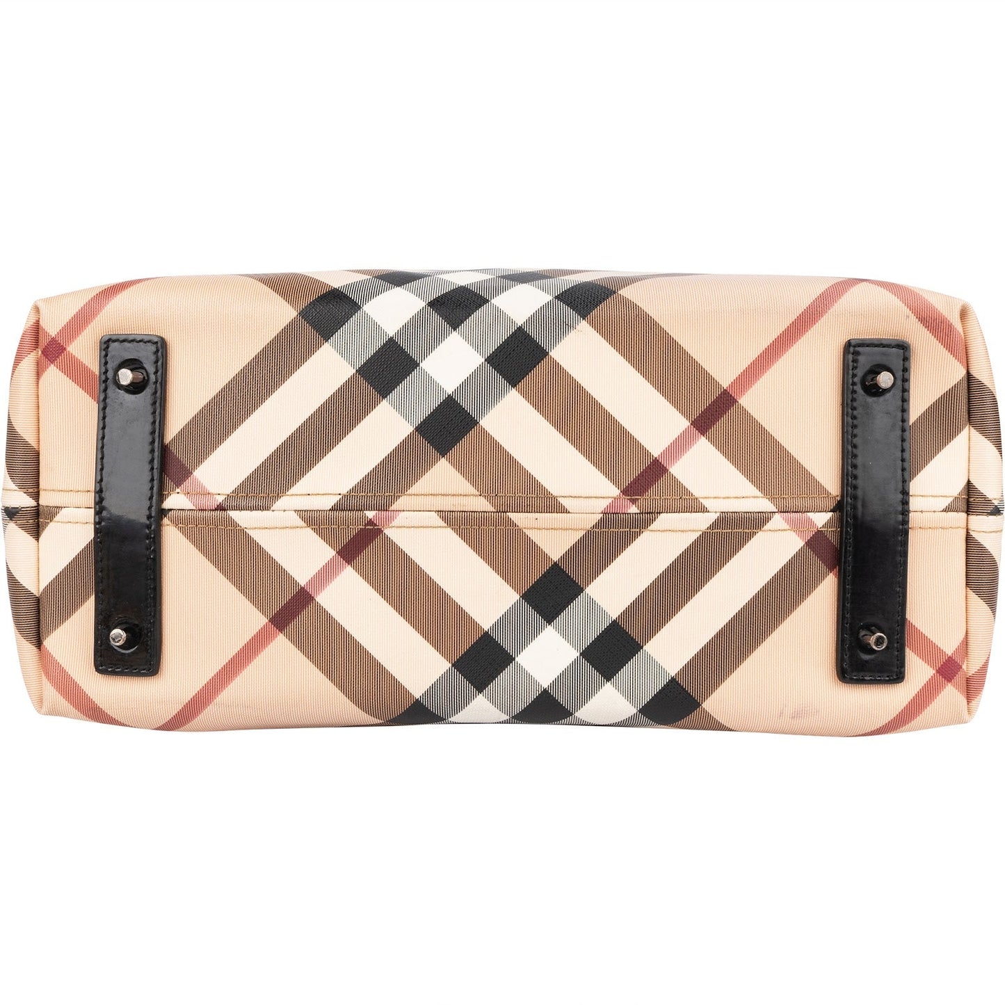 Burberry Nova-Check Monogram Tote Shoulder Bag