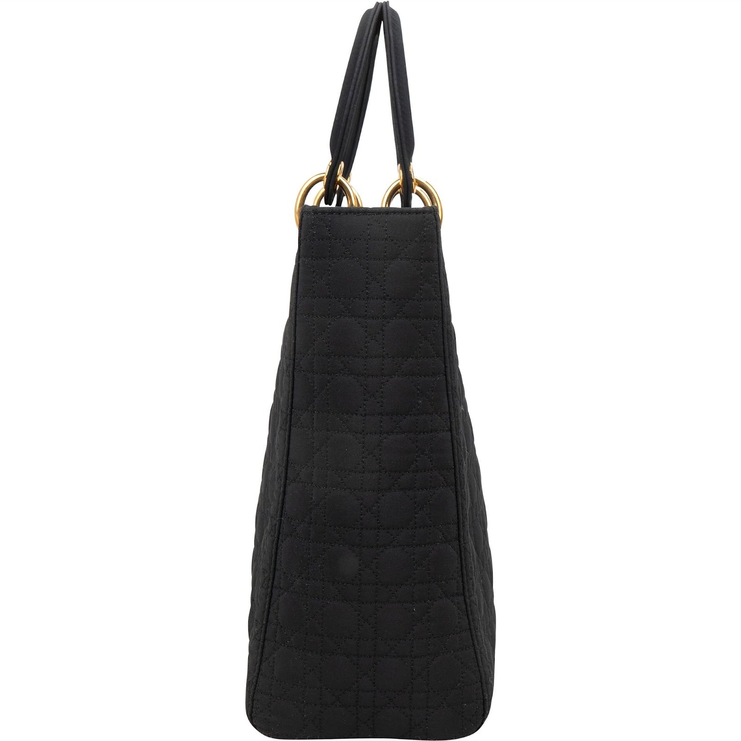 Christian Dior Quilted Nylon Lady Dior Handbag