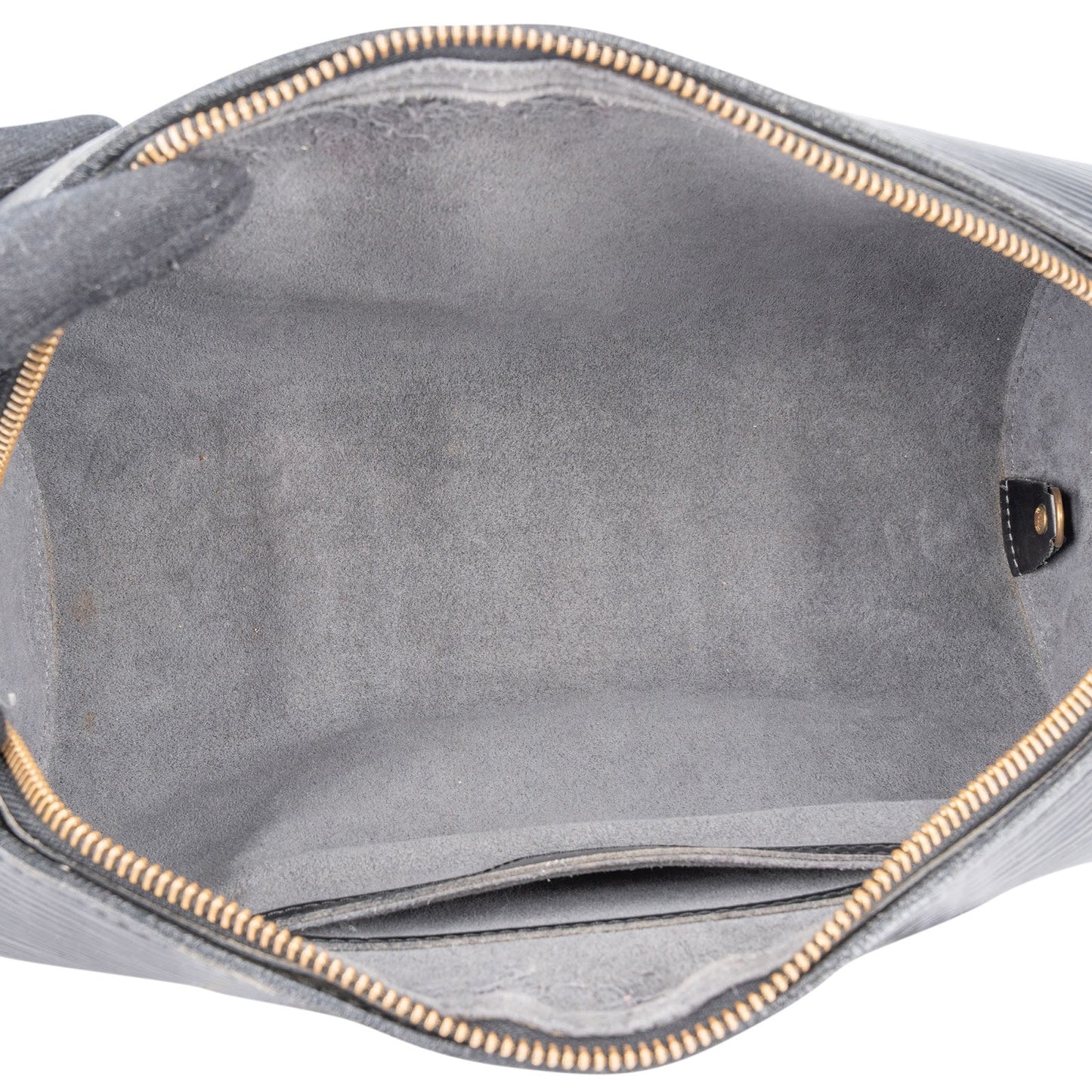 Louis Vuitton Noir Epi Leather Soufflot Handbag